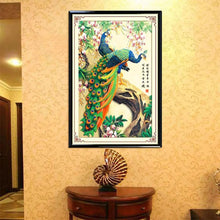 Load image into Gallery viewer, Peacock 32*45CM(Canvas) Special Shaped Drill Diamond Painting