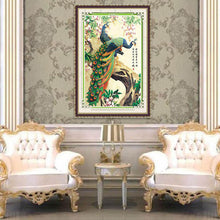 Load image into Gallery viewer, Peacock 32*45CM(Canvas) Special Shaped Drill Diamond Painting