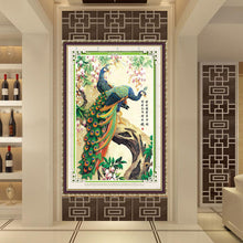 Load image into Gallery viewer, Peacock 32*45CM(Canvas) Special Shaped Drill Diamond Painting