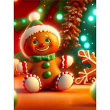 Load image into Gallery viewer, Diamond Painting - Full Round - Christmas Cookie Man (30*40CM)