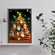Load image into Gallery viewer, Diamond Painting - Full Round - santa christmas tree (40*60CM)