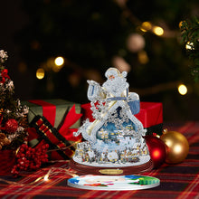 Load image into Gallery viewer, 5D DIY Santa Claus Diamond Kit Christmas Ornament Xmas Tree Diamond Painting Kit