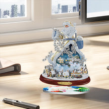 Load image into Gallery viewer, 5D DIY Santa Claus Diamond Kit Christmas Ornament Xmas Tree Diamond Painting Kit