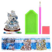 Load image into Gallery viewer, 5D DIY Santa Claus Diamond Kit Christmas Ornament Xmas Tree Diamond Painting Kit