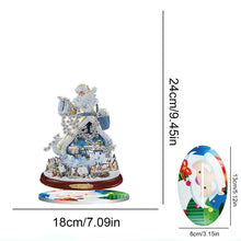 Load image into Gallery viewer, 5D DIY Santa Claus Diamond Kit Christmas Ornament Xmas Tree Diamond Painting Kit
