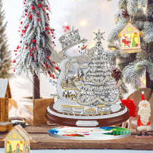 Load image into Gallery viewer, 5D DIY Santa Claus Diamond Kit Christmas Ornament Xmas Tree Diamond Painting Kit