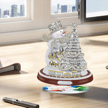 Load image into Gallery viewer, 5D DIY Santa Claus Diamond Kit Christmas Ornament Xmas Tree Diamond Painting Kit