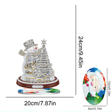 Load image into Gallery viewer, 5D DIY Santa Claus Diamond Kit Christmas Ornament Xmas Tree Diamond Painting Kit