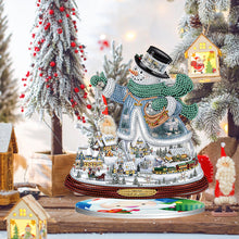 Load image into Gallery viewer, 5D DIY Santa Claus Diamond Kit Christmas Ornament Xmas Tree Diamond Painting Kit