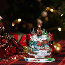 Load image into Gallery viewer, 5D DIY Santa Claus Diamond Kit Christmas Ornament Xmas Tree Diamond Painting Kit