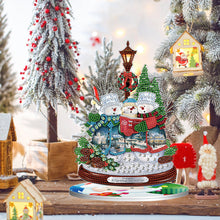 Load image into Gallery viewer, 5D DIY Santa Claus Diamond Kit Christmas Ornament Xmas Tree Diamond Painting Kit