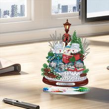 Load image into Gallery viewer, 5D DIY Santa Claus Diamond Kit Christmas Ornament Xmas Tree Diamond Painting Kit