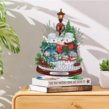 Load image into Gallery viewer, 5D DIY Santa Claus Diamond Kit Christmas Ornament Xmas Tree Diamond Painting Kit