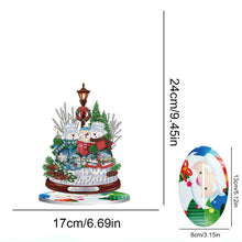 Load image into Gallery viewer, 5D DIY Santa Claus Diamond Kit Christmas Ornament Xmas Tree Diamond Painting Kit