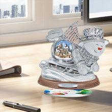 Load image into Gallery viewer, 5D DIY Santa Claus Diamond Kit Christmas Ornament Xmas Tree Diamond Painting Kit