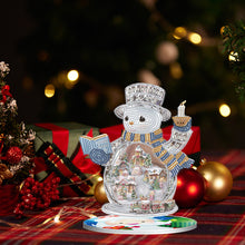 Load image into Gallery viewer, 5D DIY Santa Claus Diamond Kit Christmas Ornament Xmas Tree Diamond Painting Kit