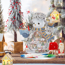 Load image into Gallery viewer, 5D DIY Santa Claus Diamond Kit Christmas Ornament Xmas Tree Diamond Painting Kit