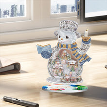 Load image into Gallery viewer, 5D DIY Santa Claus Diamond Kit Christmas Ornament Xmas Tree Diamond Painting Kit