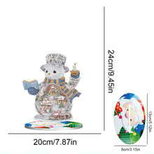 Load image into Gallery viewer, 5D DIY Santa Claus Diamond Kit Christmas Ornament Xmas Tree Diamond Painting Kit