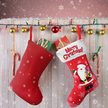 Load image into Gallery viewer, Christmas Rhinestone Painting Fireplace Stocking Diamond Art Candy Bag (26x16cm)