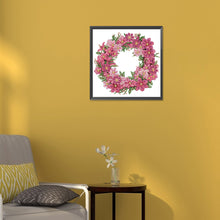 Load image into Gallery viewer, Diamond Painting - Partial Special Shaped - Christmas wreath (30*30CM)