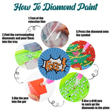 Load image into Gallery viewer, 8PCS Diamond Painting Art Coaster Kits Vivid Butterfly with Holder Special Shape