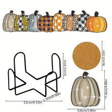 Load image into Gallery viewer, 8PCS Diamond Painting Art Coaster Kits Vivid Butterfly with Holder Special Shape