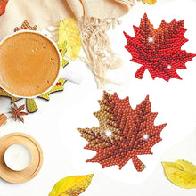 Load image into Gallery viewer, 8PCS Diamond Painting Art Coaster Kits Vivid Butterfly with Holder Special Shape