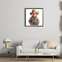 Load image into Gallery viewer, Diamond Painting - Full Round - cowboy kid (30*30CM)