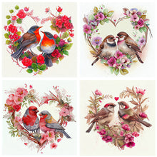 Load image into Gallery viewer, 4pcs Diamond Painting Set - bird on the branch (30*30CM)