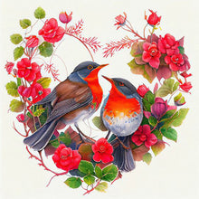 Load image into Gallery viewer, 4pcs Diamond Painting Set - bird on the branch (30*30CM)