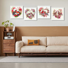 Load image into Gallery viewer, 4pcs Diamond Painting Set - bird on the branch (30*30CM)