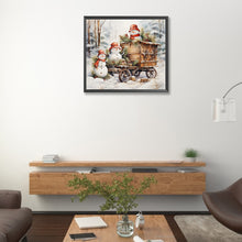 Load image into Gallery viewer, Diamond Painting - Full Round - winter snowman (45*40CM)