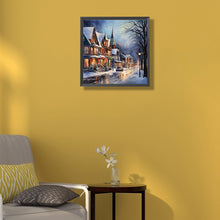 Load image into Gallery viewer, Diamond Painting - Full Round - winter snow street (40*40CM)