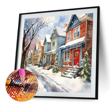 Load image into Gallery viewer, Diamond Painting - Full Round - winter snow street (40*40CM)
