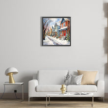 Load image into Gallery viewer, Diamond Painting - Full Round - winter snow street (40*40CM)