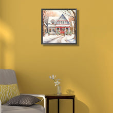 Load image into Gallery viewer, Diamond Painting - Full Round - winter snow street (40*40CM)