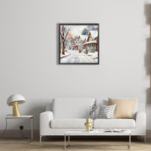 Load image into Gallery viewer, Diamond Painting - Full Round - winter snow street (40*40CM)
