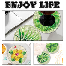 Load image into Gallery viewer, 6PCS Diamond Crafts Coasters with Holder Wooden Diamond Art Coaster Kits Mandara