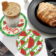 Load image into Gallery viewer, 6PCS Diamond Crafts Coasters Diamond Painting Art Coasters (Watermelon Gnome)