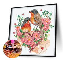Load image into Gallery viewer, Diamond Painting - Partial Special Shaped - sparrow (30*30CM)