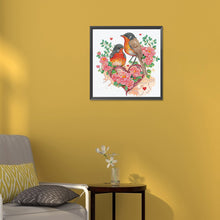 Load image into Gallery viewer, Diamond Painting - Partial Special Shaped - sparrow (30*30CM)