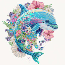 Load image into Gallery viewer, Diamond Painting - Partial Special Shaped - dolphin (30*30CM)