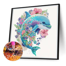 Load image into Gallery viewer, Diamond Painting - Partial Special Shaped - dolphin (30*30CM)