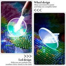 Load image into Gallery viewer, Diamond Painting Tools Kit Art Accessories Tools Detachable Drill Tips LED Light