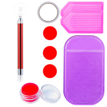 Load image into Gallery viewer, Diamond Painting Tools Kit Art Accessories Tools Detachable Drill Tips LED Light