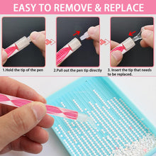 Load image into Gallery viewer, Diamond Painting Tools Kit Art Accessories Tools Glue Clay Detachable Drill Tips