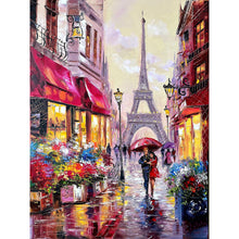 Load image into Gallery viewer, Diamond Painting - Full Round - street painting in paris (30*40CM)