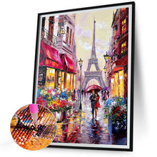 Load image into Gallery viewer, Diamond Painting - Full Round - street painting in paris (30*40CM)