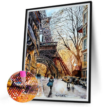 Load image into Gallery viewer, Diamond Painting - Full Round - street painting in paris (30*40CM)
